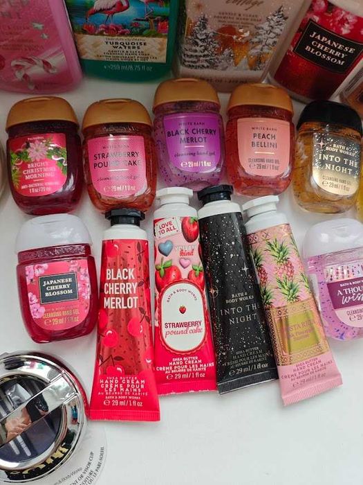 Bath and Body Works комплекти лосиони,свещи, дезинфектанти, сапуни