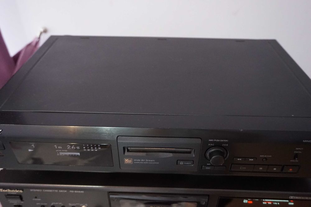 SONY MDS-JE320 minidisc cu telecomanda  , bonus , probleme pe rec