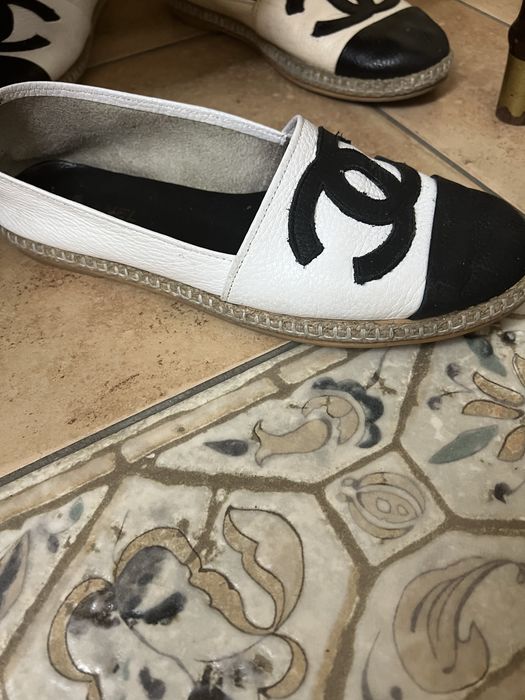 Продам  спадрилии за 3000 chanel кожа