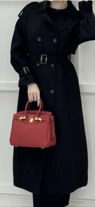 Тренч черный 18 тысяч