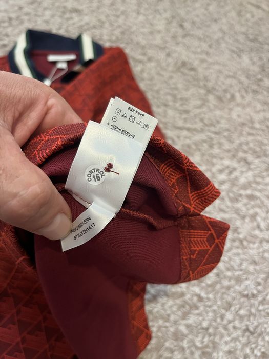 Lacoste Allover Monogram Polo-оригинална мъжка тениска