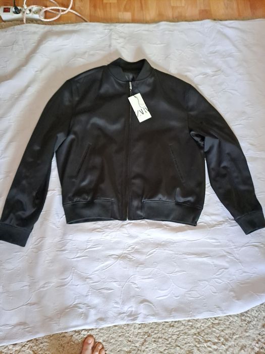 Geaca Bomber Satinata,model Balmain