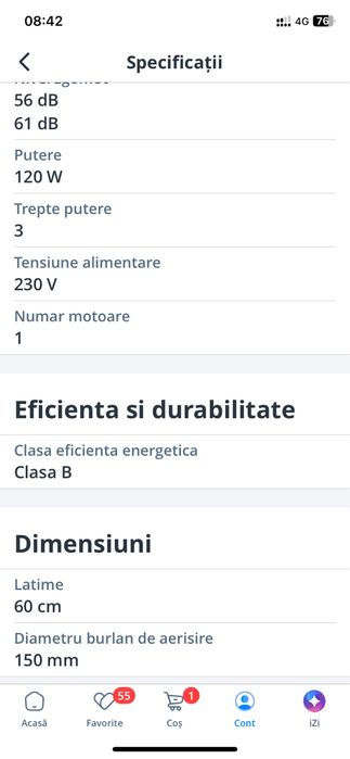 Hota incorporabila decorativa Heinner