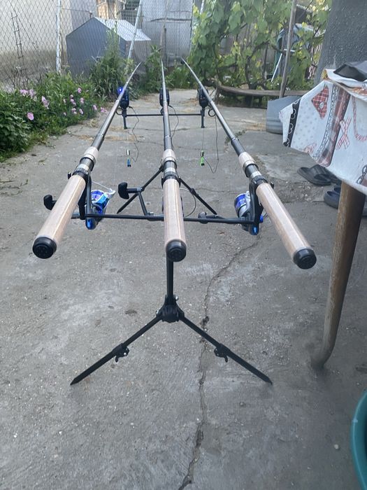 Kit complect de pescuit cu lansete la 3.6m