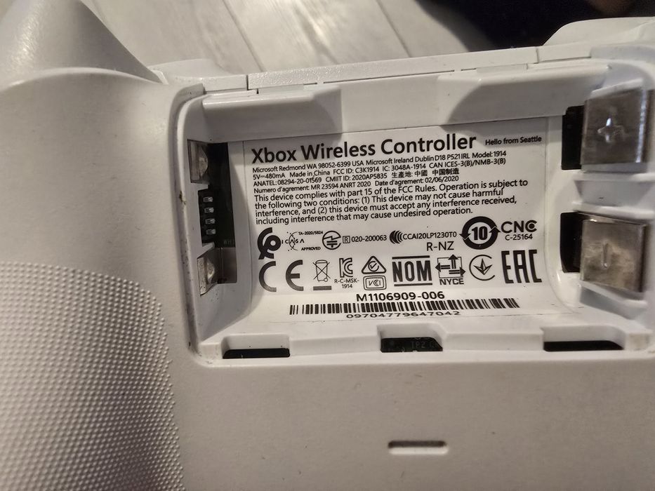 Gamepad/maneta Micosoft Xbox One white seriex X/S