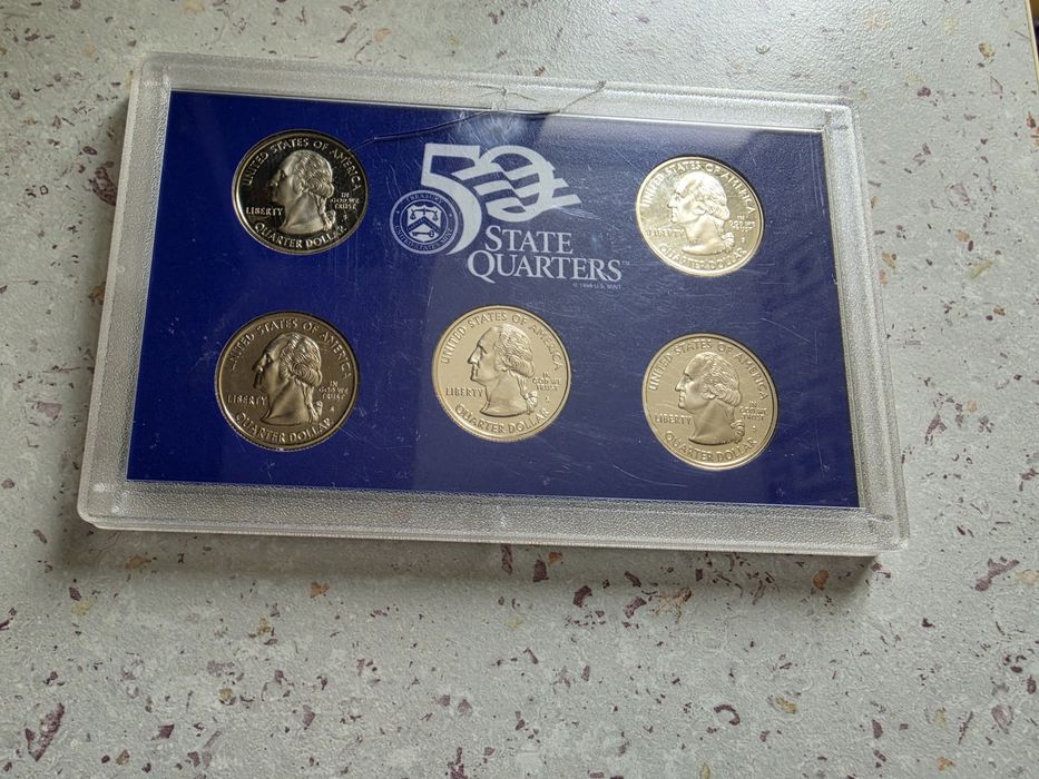 Set monede 50 State  Quarters an 2000