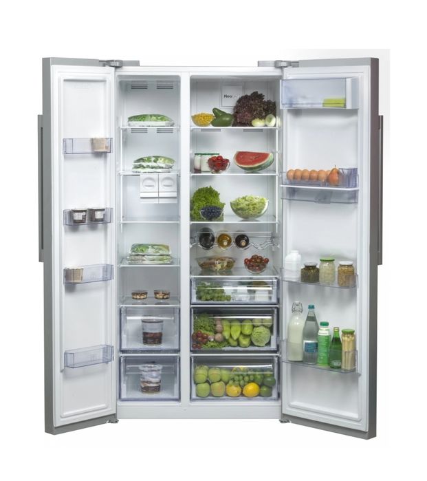 Combină frigorifică Beko Side by side  GN163221S, 554 l, Clasa A+, NeoFrost™ dual cooling, Dispenser apa,