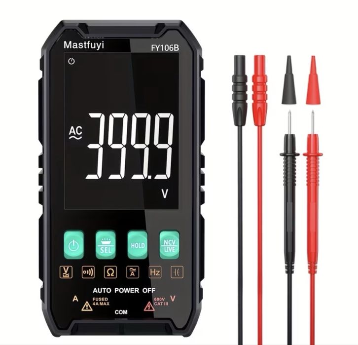 Multimetru digital 6000, masurare automata, display HD