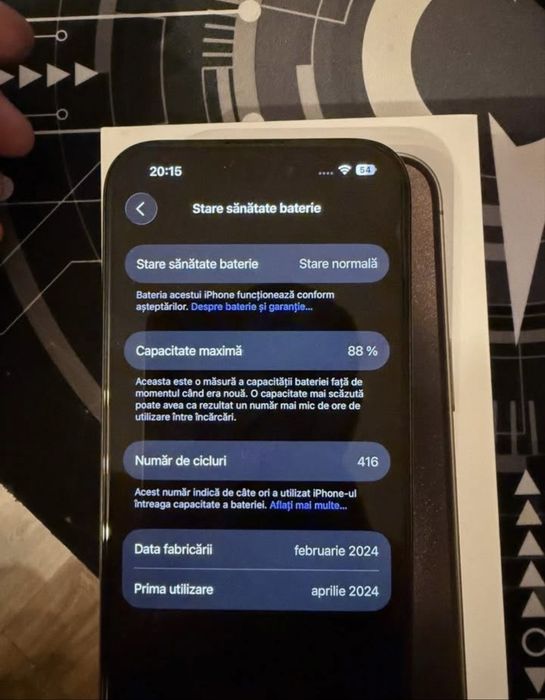 Iphone 15 pro bat 88%