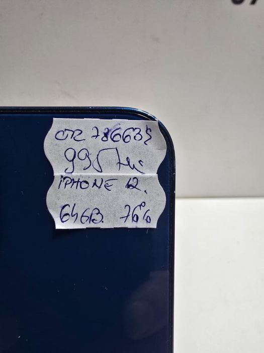 Telefon mobil Apple iPhone 12, 64GB, 5G Albastru Baterie 76% -P-