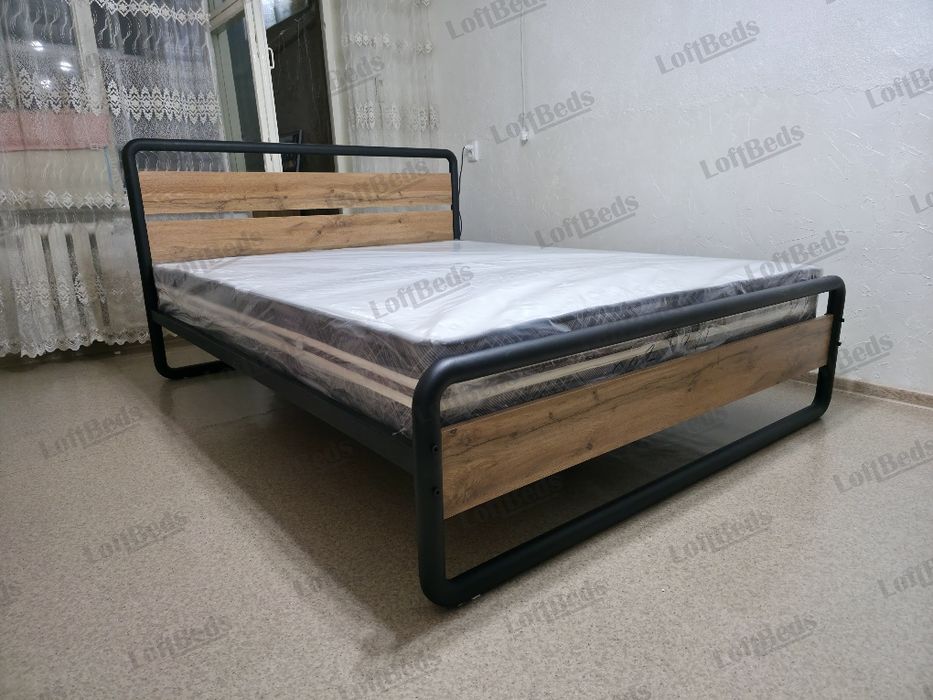 Односпальная и Двуспальная кровать MONTANA, Temir divan loft