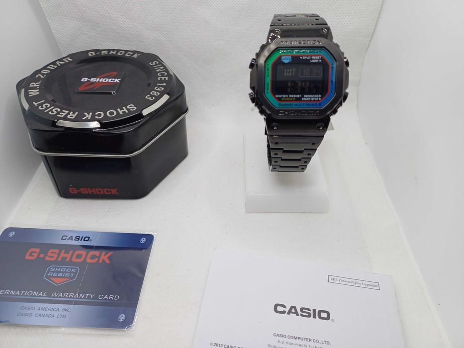 Ceas Clasic Casio g shock gmw b5000bpc green BLACK Nou,Garantie 2 ani