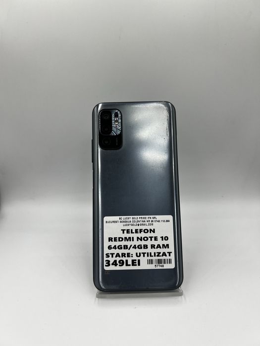 Redmi Note 10 /64 Gb / 4 Gb Ram / Garantie / #57748 / Lucky Gold Colentina