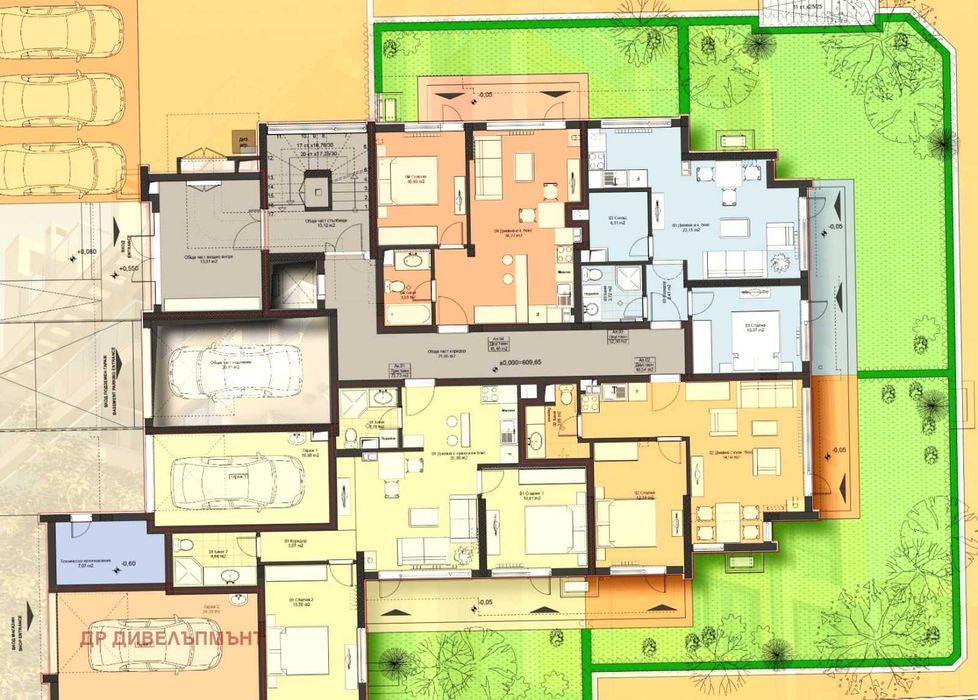 Отличен двустаен с двор до Нов Български и Метрото в Овча купел