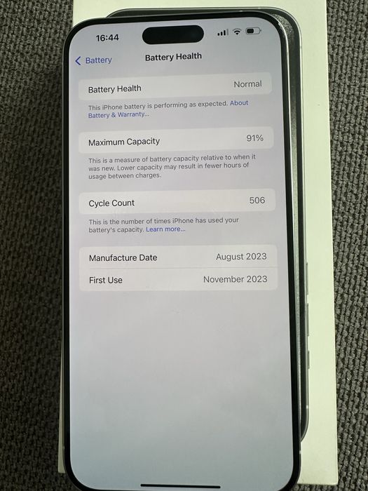 Apple Iphone 15 Pro Max 1TB White Titanium