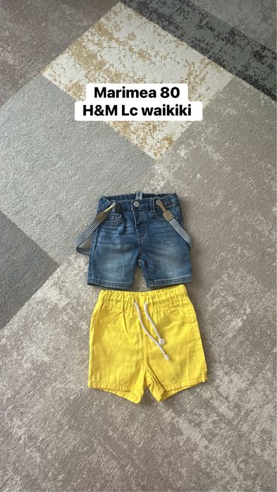 Lot pantaloni scurti h&m marimea 80