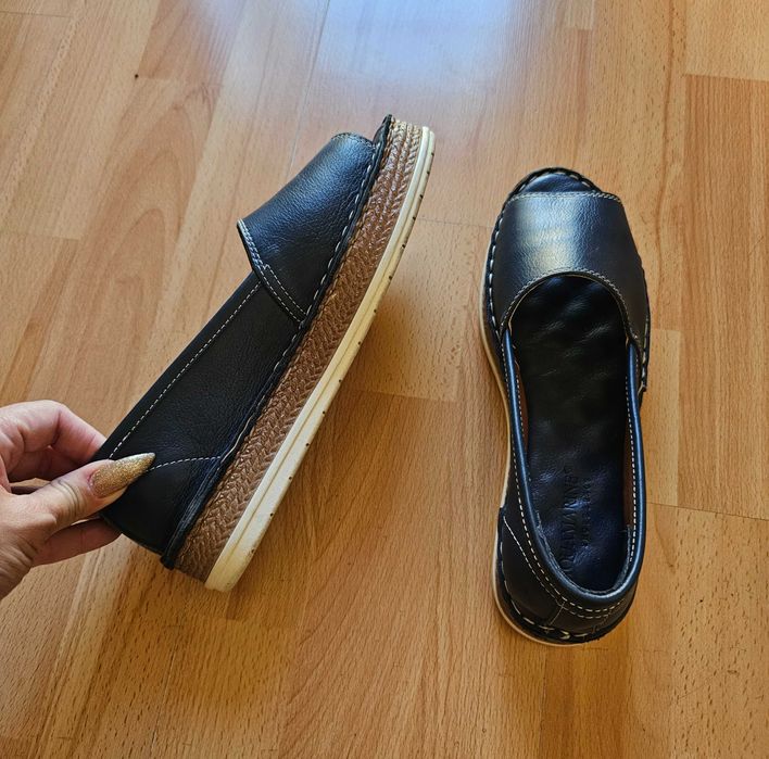 Кожени еспадрили