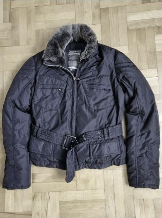 Geaca Brema, groasa, iarna - femei, Blană iepure + Pene gâscă - 44 / L