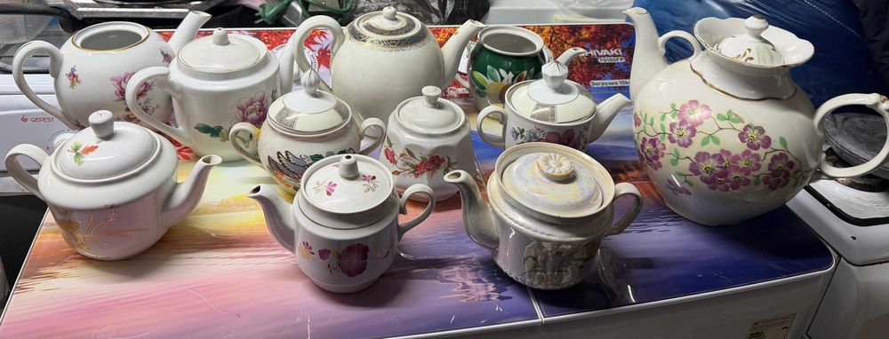 Заварники  и хрустали, графины МЕНЯЮ на любые продукты