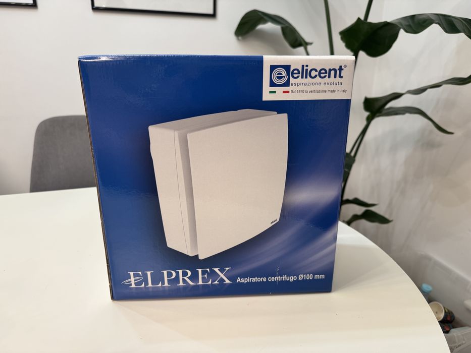 Ventilator centrifugal de perete/tavan Elicent Elprex 100 230 mc