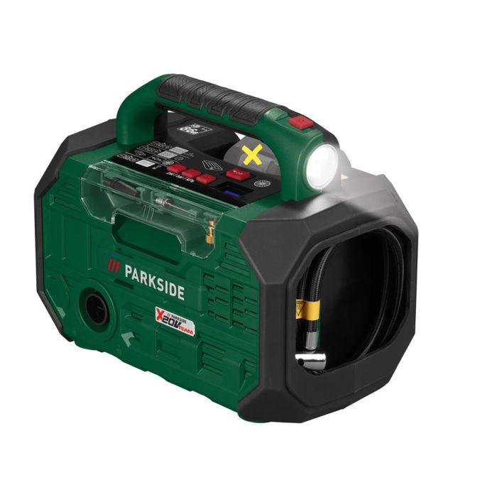 Нов Акумулаторен Компресор и Въздушна Помпа Parkside 20V.