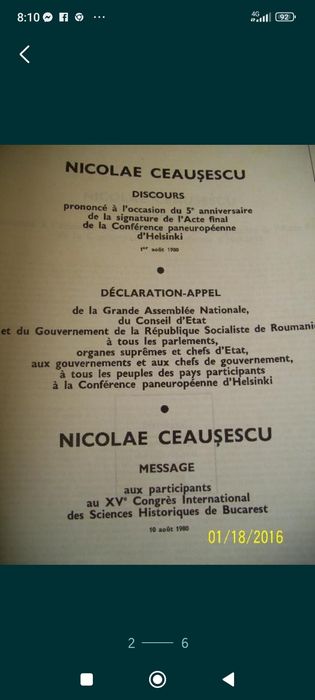 Revista Roumanie 1990 in limba franceza