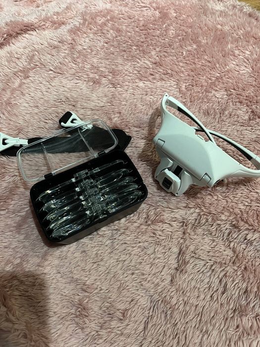 Очки увелтчительные, набор линз.