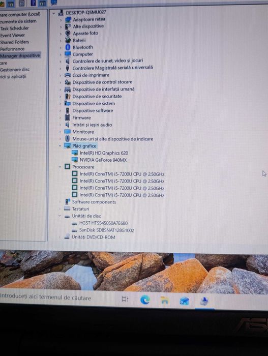 Laptop ASUS X756U, i5 7200u + NVIDIA GeForce 940MX