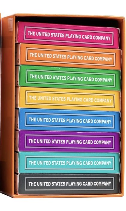 Игральные карты Bicycle Jumbo. 8 разных цветов Новые. Made in USA.