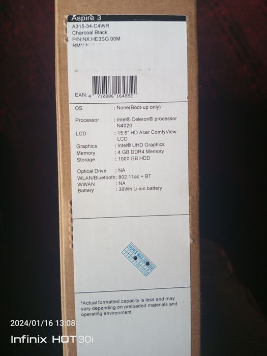 Acer Noutbuk Sotiladi