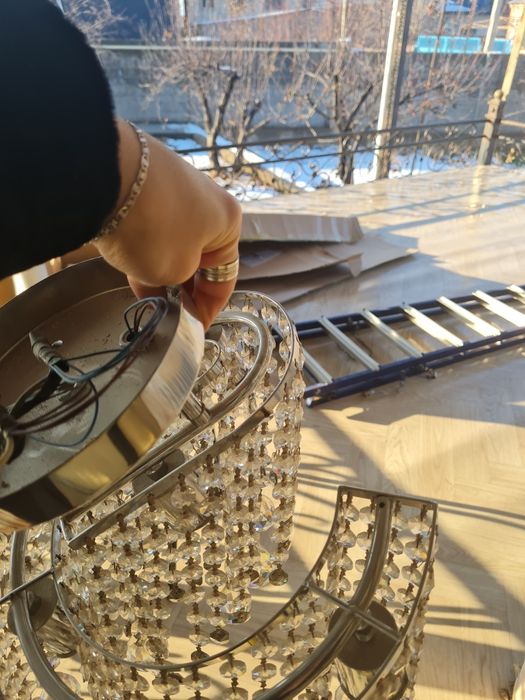 Люстры 3шт, подвесные