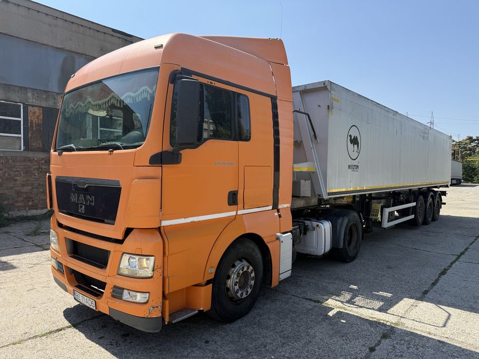 Ansambu Cap Man tgx + bena Wielton 57mc