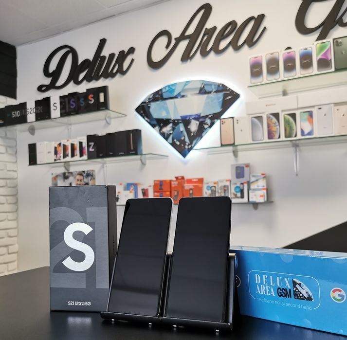 Samsung S21 Ultra / Silver/Black / 128 GB / DeluxGSM