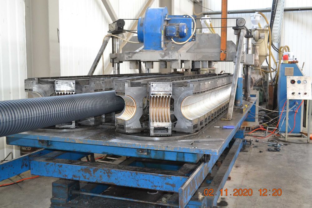 Труба дренажная гофрированная с перфорацией, дренажная труба