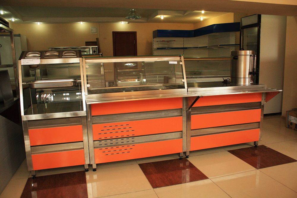 Линия раздачи для столовой новая! Мармит вторых блюд !