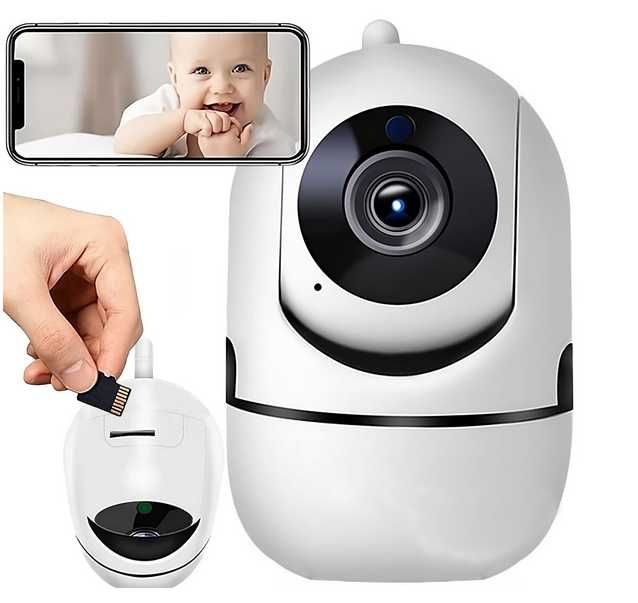 Camera supraveghere bebelusi, audio, video, WiFi, Full HD NighT Vision