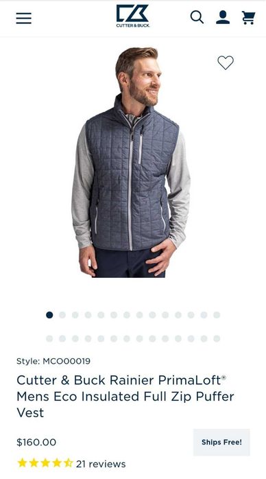 Cutter&Buck-елек (грейка) M