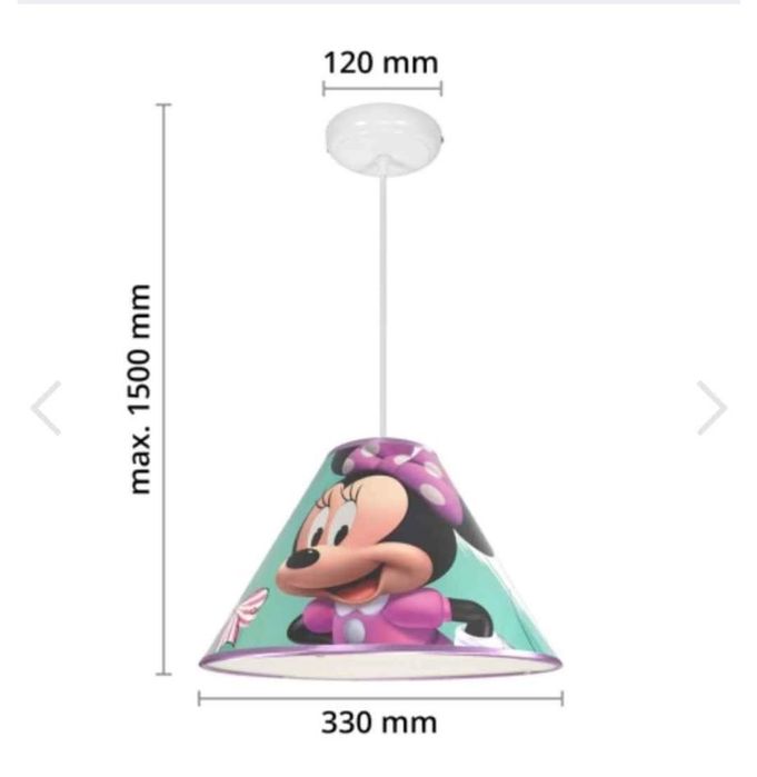 Perdele și candelabru cu Minnie mouse