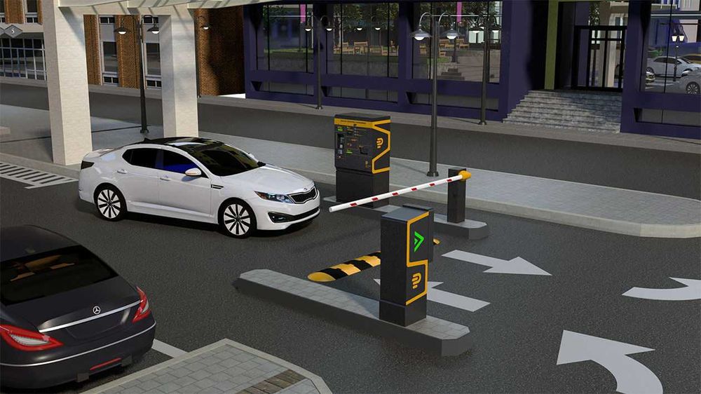 Система платной парковки, проезд по QR коду