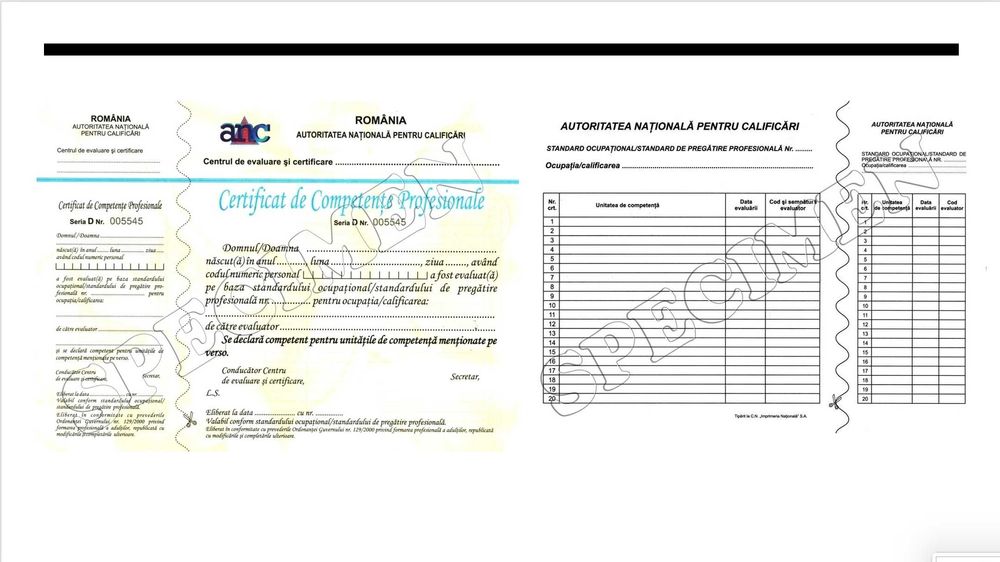 Calificări profesionale! Diplome acreditate FĂRĂ curs!