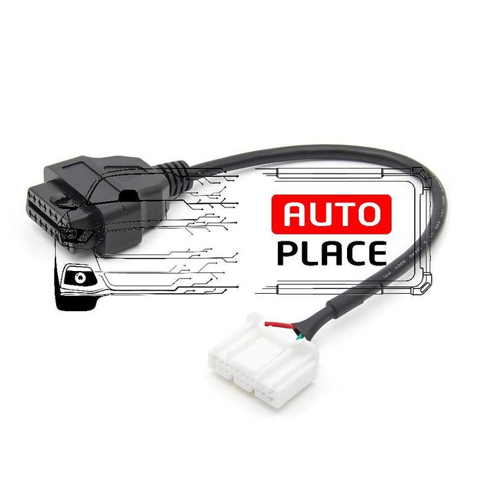 Кабел / Преходник / Адаптер 20 пина Tesla Model S / X Delphi Autocom