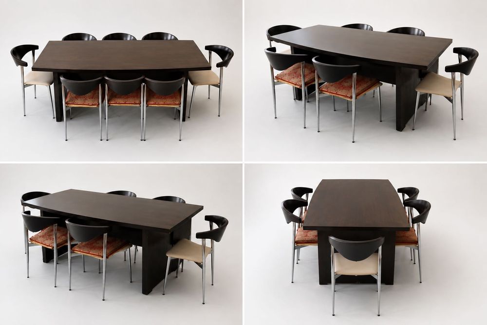 Masă de dining cu 5 scaune – set complet