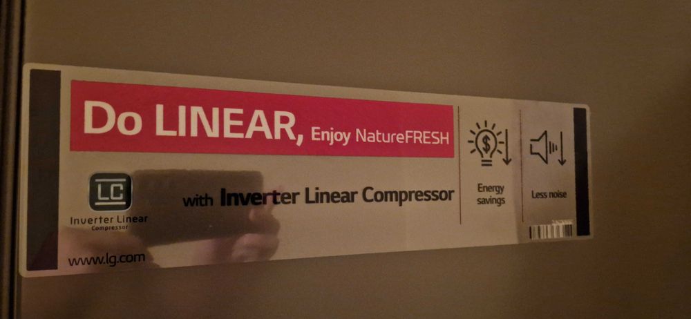 Frigider LG, cu congelator, NO FROST, capacitate mare