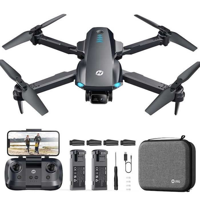 Dronă pliabilă Holy Stone Hs290 cu cameră 1080P, gri, set complet, Produs NOU