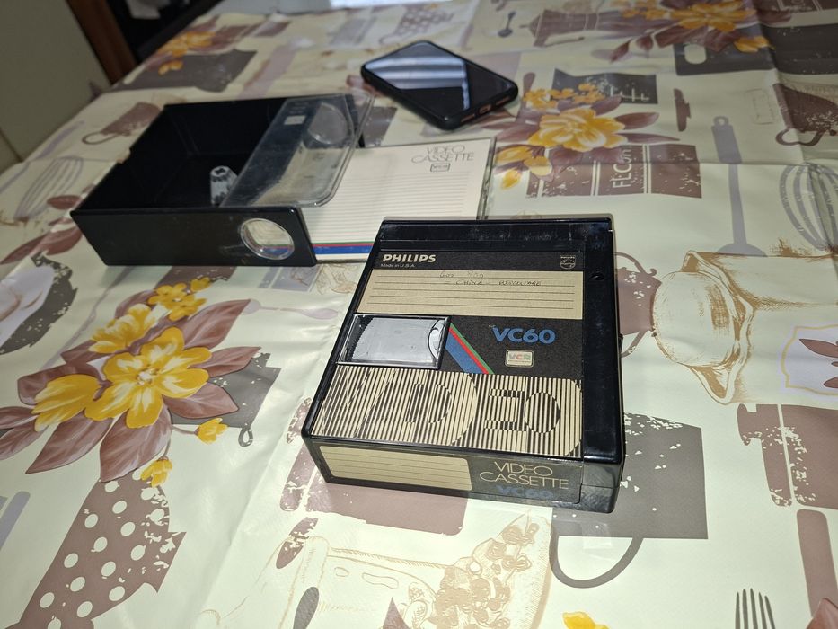 Caseta video Philips , pentru VCR, Betamax, anii 80', colecție