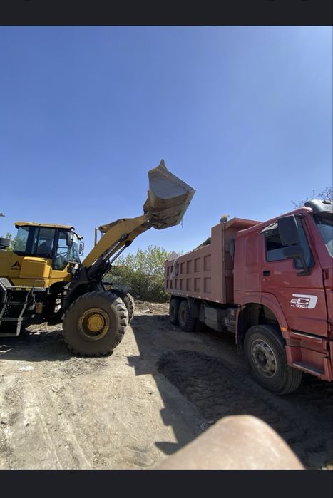 Услуги вывоз мусора и снега.Погрузчик+самосвалы