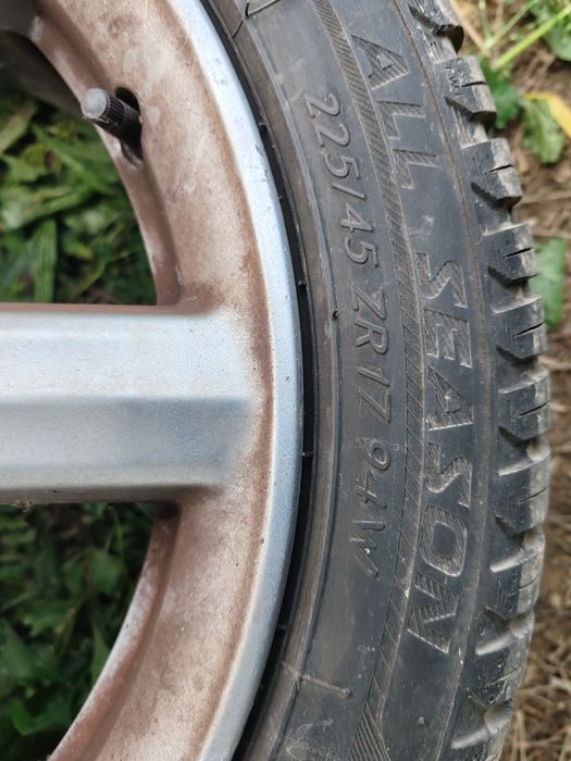 Jante honda civic 5x114,3 R17 cu cauciucuri iarna m+s