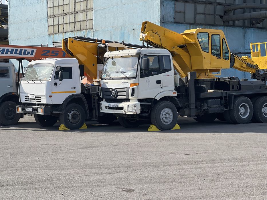 Автовышка корейская на базе Foton Auman