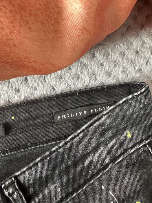 blugi philipp plein marimea s skinny pret 200 lei