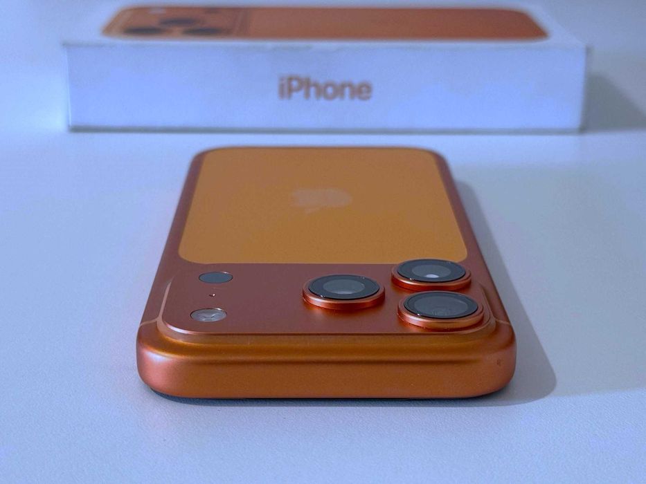 Бартер! Гаранция! Като НОВ! iPhone 17 Pro Cosmic Orange (Oранжев)